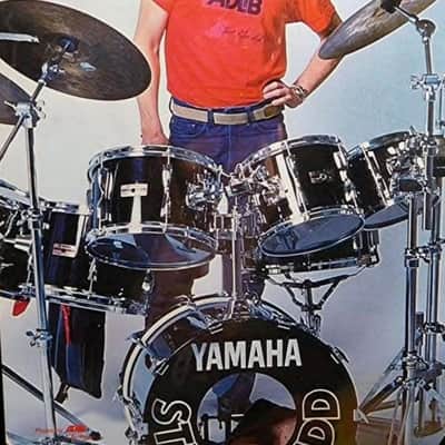 Yamaha 9000 Recording Custom 8"×8" Tom – Made in Japan – Original Piano Black image 2
