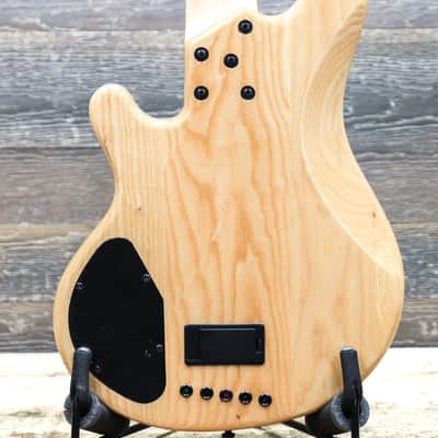 Lakland Skyline Series 55-01 Deluxe Spalted Maple Natural 5-String Electric Bass image 4