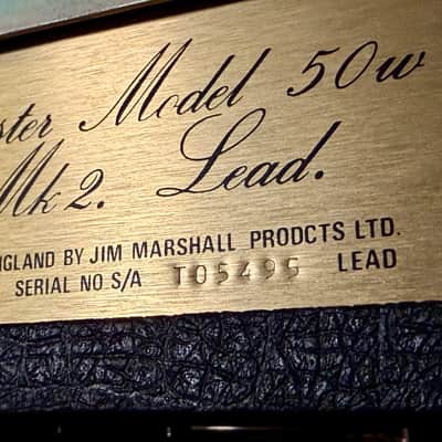 Marshall JCM 800 Lead Series Model 2204 50-Watt Master Volume Mk2 Head 1985 - Serviced image 7