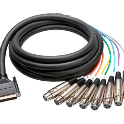 Hosa DTF-803 8-Channel XLR-F to DB25 Balanced Snake - 3M image 2