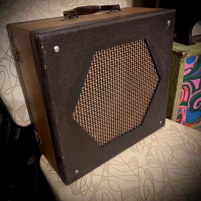 Rotary Connection Mini travel 1x8 guitar speaker cab/cabinet. Vintage 8” 8 ohm 25 watt CTS speaker. Real wood. Switchcraft Jack. 2026 - Tweed/Black Tolex image 2