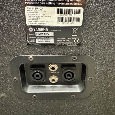 Yamaha CW118V 18 In. Club Concert Series Subwoofer Speaker image 4