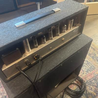 Danelectro DM25 1960s - Blue/Grey Combo AMP Stack Cab and Hideaway Head image 16
