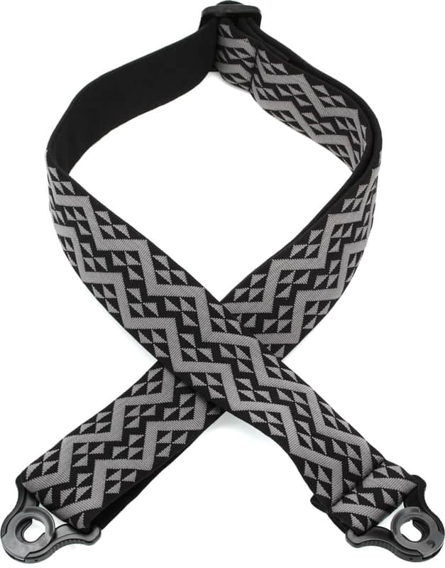 D'Addario Auto Lock Guitar Strap - Padded Geometric image 1