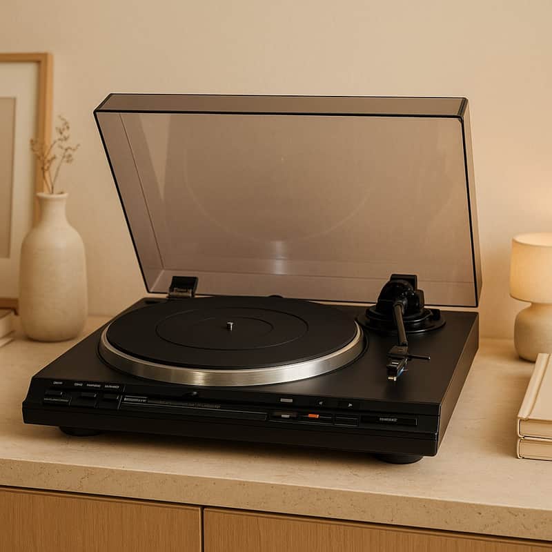 Onkyo CP-1046F Rare Vintage Turntable Warranty Quartz Direct Drive Auto