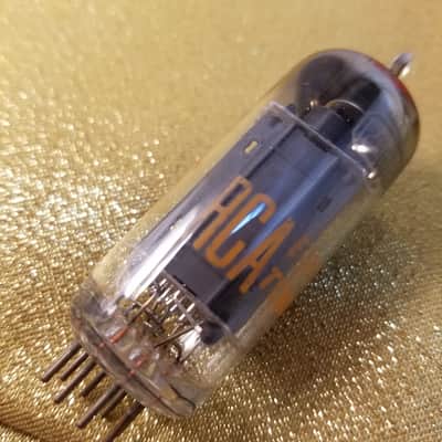 RCA 12BH7A tNOS AT1000 TESTED Balanced! PI Vacuum Tube grey plate 12BH7 dual triode 1962-1968 image 8