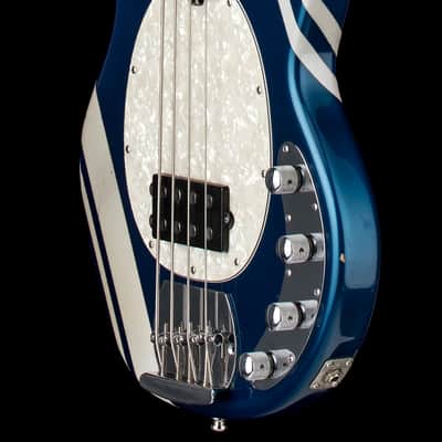 Ernie Ball Music Man StingRay 3 EQ H - Blue Pearl #36188 with Gig Bag image 7