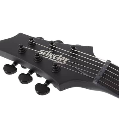 Schecter PT Black Ops LH Satin Black Open Pore image 9