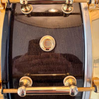 Pearl M-1946 50th anniversary snare 14x5.5” 1996 - #Black mist image 15