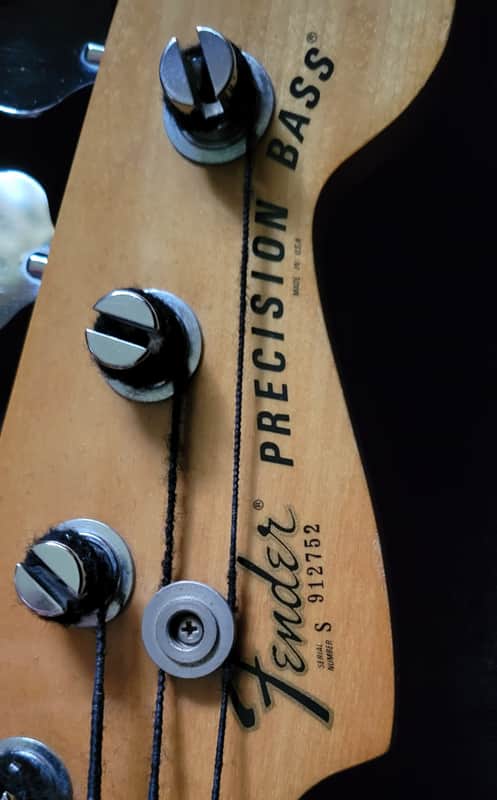 Fender 79 P-BASS USA neck With Stereo JAZZ Body 1979 Red image 1