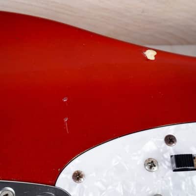 Fender MG-69 Mustang Reissue MIJ 2010 Candy Apple Red w/ Matching Headstock Japan w/ Bag image 10