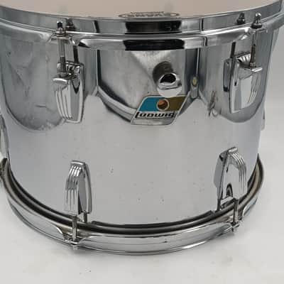 Ludwig 1980s Chrome Over Wood 14″ x 10″ Tom Drum image 2