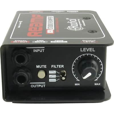 Radial Engineering Reamp JCR 1-Channel Passive Re-Amping Device with 1/4" Stereo Plug Audio Cable & XLR Cables image 2