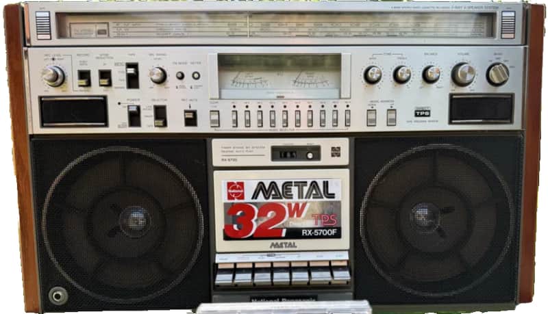 National Panasonic RX-5700F Rare Vintage Cassette Deck Boombox