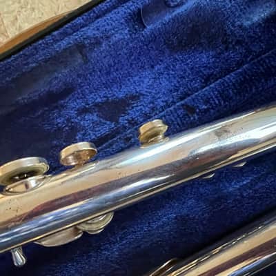 Gemeinhardt 2SP Straght-Headjoint Flute with Offset G 2010s - Silver-Plated image 3