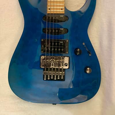 ESP LTD MH-103 QM - See Thru Blue image 1