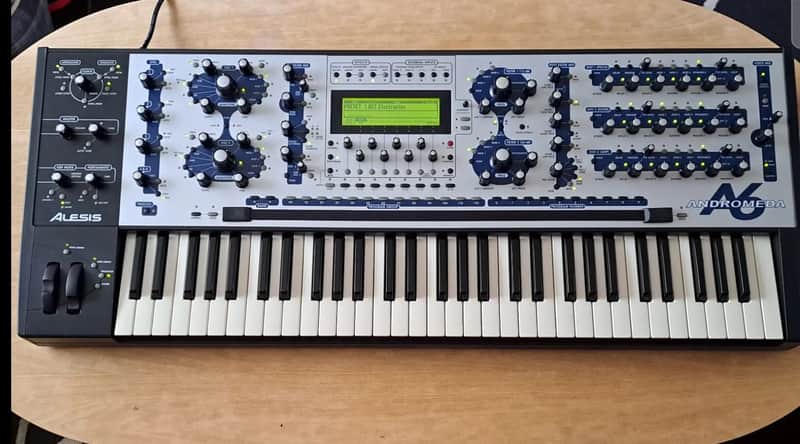 Alesis A6 Andromeda 61-Key Polyphonic Analog Synthesizer 2000s - Black/Silver image 1