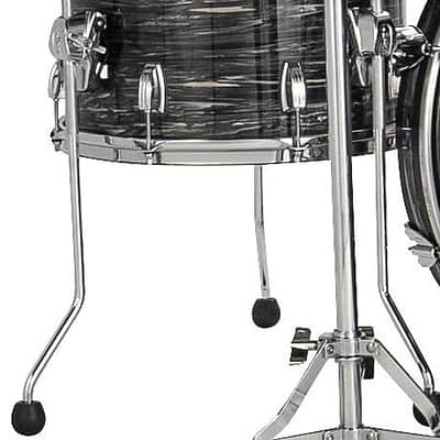 Ludwig *Pre-Order* Legacy Mahogany 16x16" Floor Tom Drum w/Legs Vintage Black Oyster | Made in the USA | NEW | Special Order | Authorized Dealer image 1