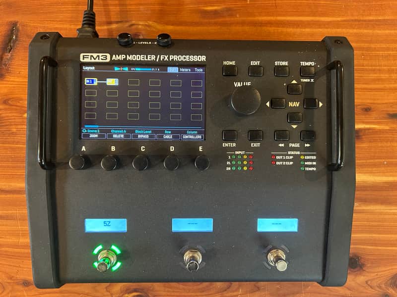 Fractal Audio FM3 Amp Modeler / FX Processor 2020 - 2022 - Black image 1