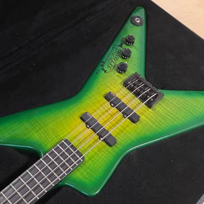 Washburn USA Dime Slime Bass EX GWAR MUSIC VIDEO TOUR STAGE PLAYED Pro Artist Owned Signed D3 Dimebag Darrell Pantera Signature DB2000 American Custom Shop Bass Guitar image 13