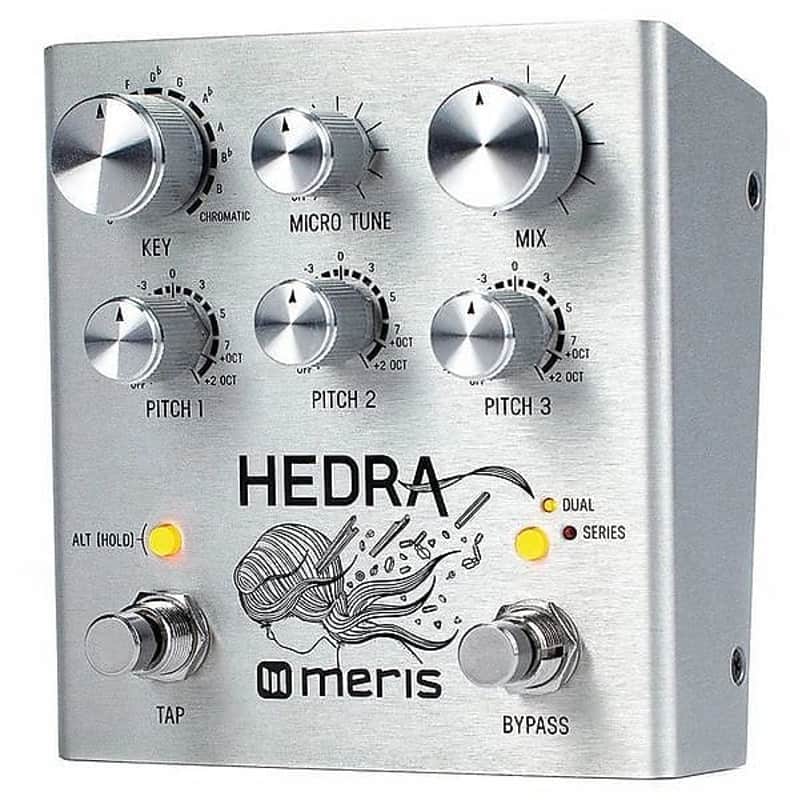 Meris Hedra 2020 Silver, 3-Voice Rhythmic Pitch Shifter (Authorized Dealer) image 1