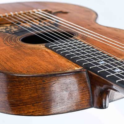 Giacinti Celeste & Figlio Harp Guitar 1880s image 9