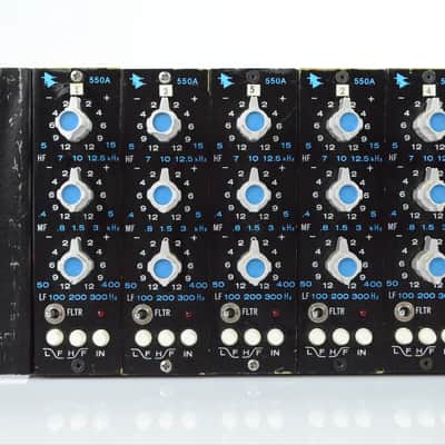 10 Vintage API 550A EQ Modules w/ Aphex PSU & Chassis Owned by Neil Young #32825 image 3