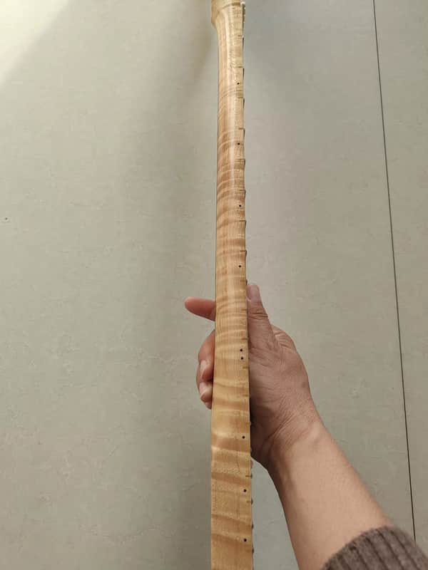 Flamed Maple ST Guitar Neck, 22-Frets image 1