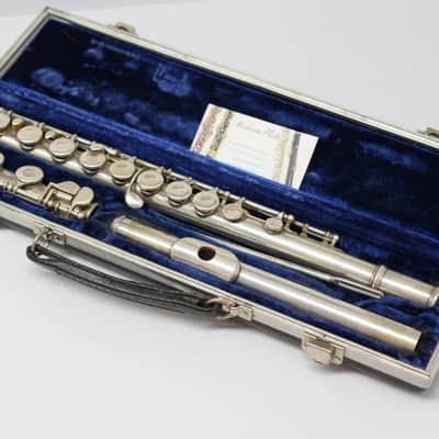 Vintage Selmer New York Handmade Sterling Flute Soldered Toneholes Plays Great *THE BEST* image 23