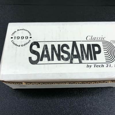 Tech 21 Tech21 SansAmp Classic 10th Anniversary Limited Edition(Signed) 1999 - Chrome image 13
