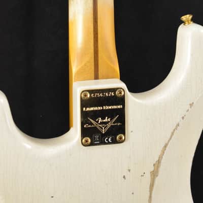 Mint Fender Custom Shop Limited Edition '57 Stratocaster Relic - Aged White Blonde image 8