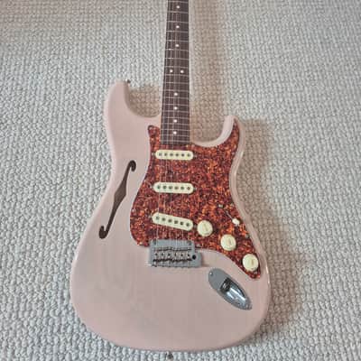 Fender American Professional II Stratocaster Thinline Shell Pink image 4