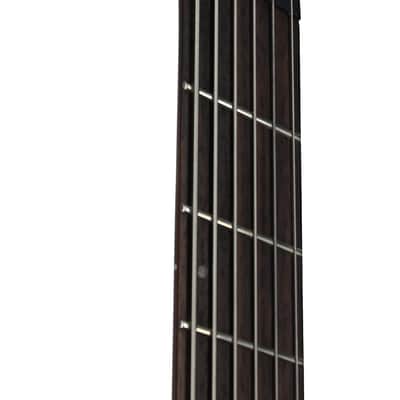 Ibanez SRC6MS Bass Workshop Electric Bass, 6-String, Crossover Black image 5