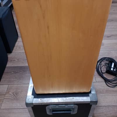 Fuchs - ODS - 100 Watt - Natural Wood Head with Matching Wood 1x12 Cab with OEM EVM12L.  Includes amp flight case, original amp/speaker cab vinyl covers and original foot switch. image 17