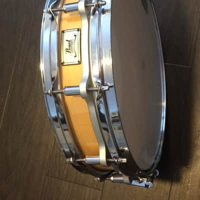 PEARL 14" x 3.5" FREE FLOATING All Maple shell piccolo snare drum Free floater image 11