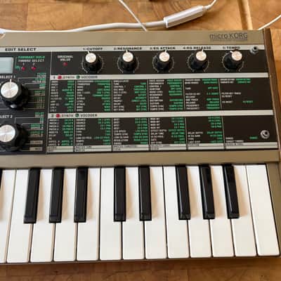 Korg MicroKORG 37-Key Synthesizer/Vocoder 2002 - 2019 - Silver - Excellent image 6
