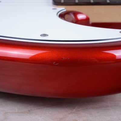 FGN J-Standard Bass 2011 Candy Apple Red Fujigen Made in Japan MIJ w/ Bag image 4