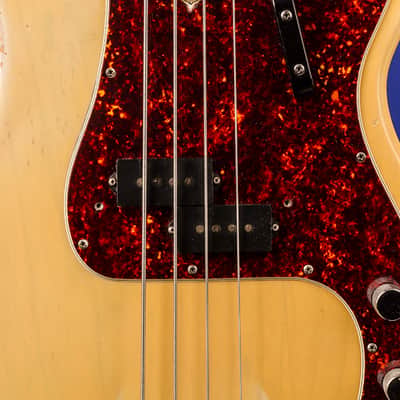 Fender Precision Bass (Maple Cap) 1968 See-thru blond image 10
