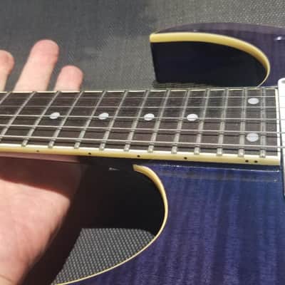 Ibanez SRGT 47 FM thru-neck spot model passive 24F 2003 - Translucent Purple image 6