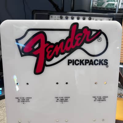 Fender 1990's Vintage Guitar Pick Packs Store Display image 2