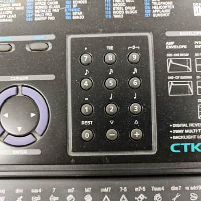 90’s Casio CTK-611 Keyboard, 61 Keys, Touch Sensitive, Drums, MIDI, Polyphonic image 5