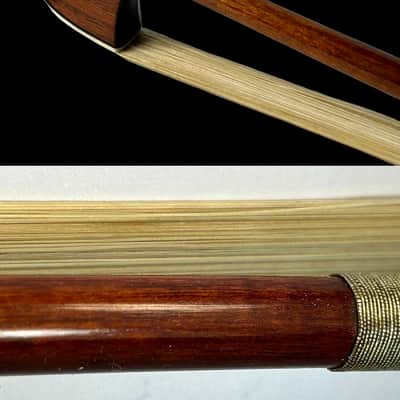 Vintage Violin Bow Stamped "Arthur Thoma" + Case – Pernambuco, 4/4, 61 g. - German Craftsmanship - Free Worldwide Shipping - Youtube VIDEO image 2