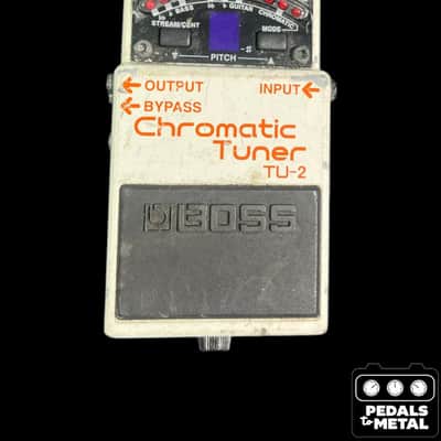Boss TU-2 Chromatic Tuner (Dark Gray Label) 1998 - 2009 - White - X19911 image 1