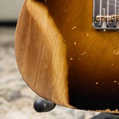 Fender Custom Shop Limited Edition 1950 Double Esquire Electric Guitar - Wide Fade 2-Color Sunburst with Hardshell Case - Used image 11