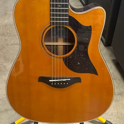 Yamaha A5R-VN Dreadnought with Electronics 2010s - Vintage Natural image 2