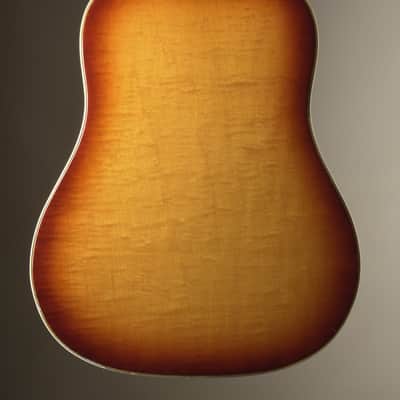 Epiphone (1965) FT-110 Frontier Acoustic Guitar - Sunburst, incl. HSC image 2