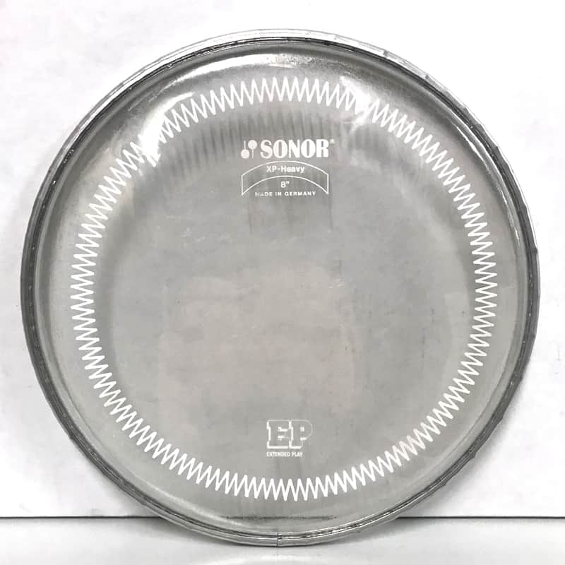 Sonor XP X-TRA Power Transparent 8" 8-5 EP Heavy tom drumhead NEW OLD STOCK image 1