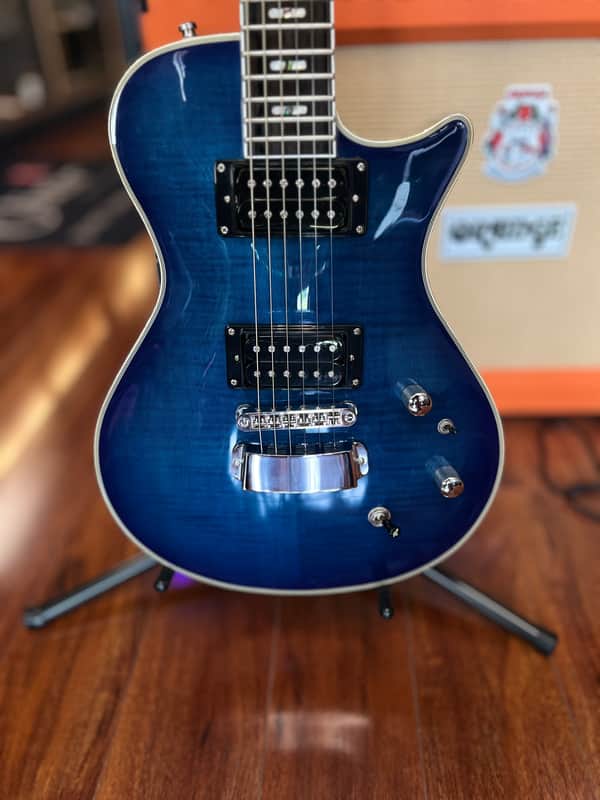 Hagstrom Ultra Swede 2010s - Worn Denim image 1
