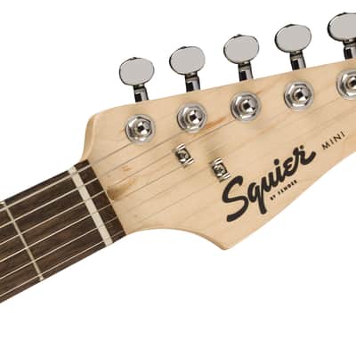 SQUIER - FSR Mini Stratocaster  Laurel Fingerboard  White Pickguard  Surf Green - 0370121557 image 5