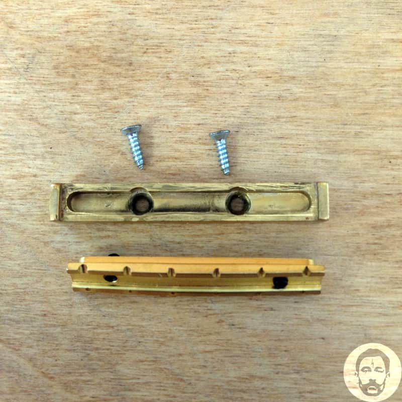 Gibson Zero Fret Brass Nut - Cryogenically Treated Brass image 1
